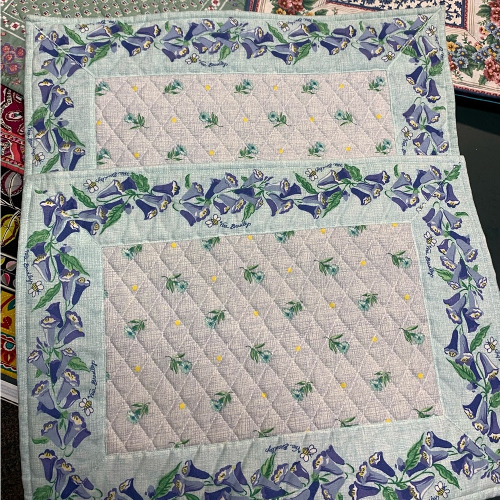 NEW 2 WATERCOLOR Vera Bradley Placemats NEW and unused!!